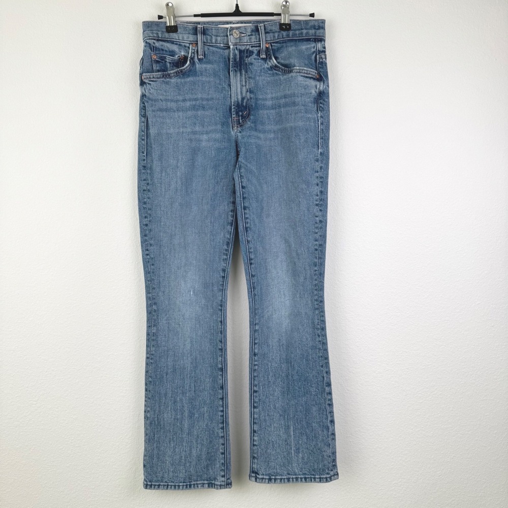 Mother Jeans Women 26 Blue Excellent Casual Chic High Rise Flare Denim